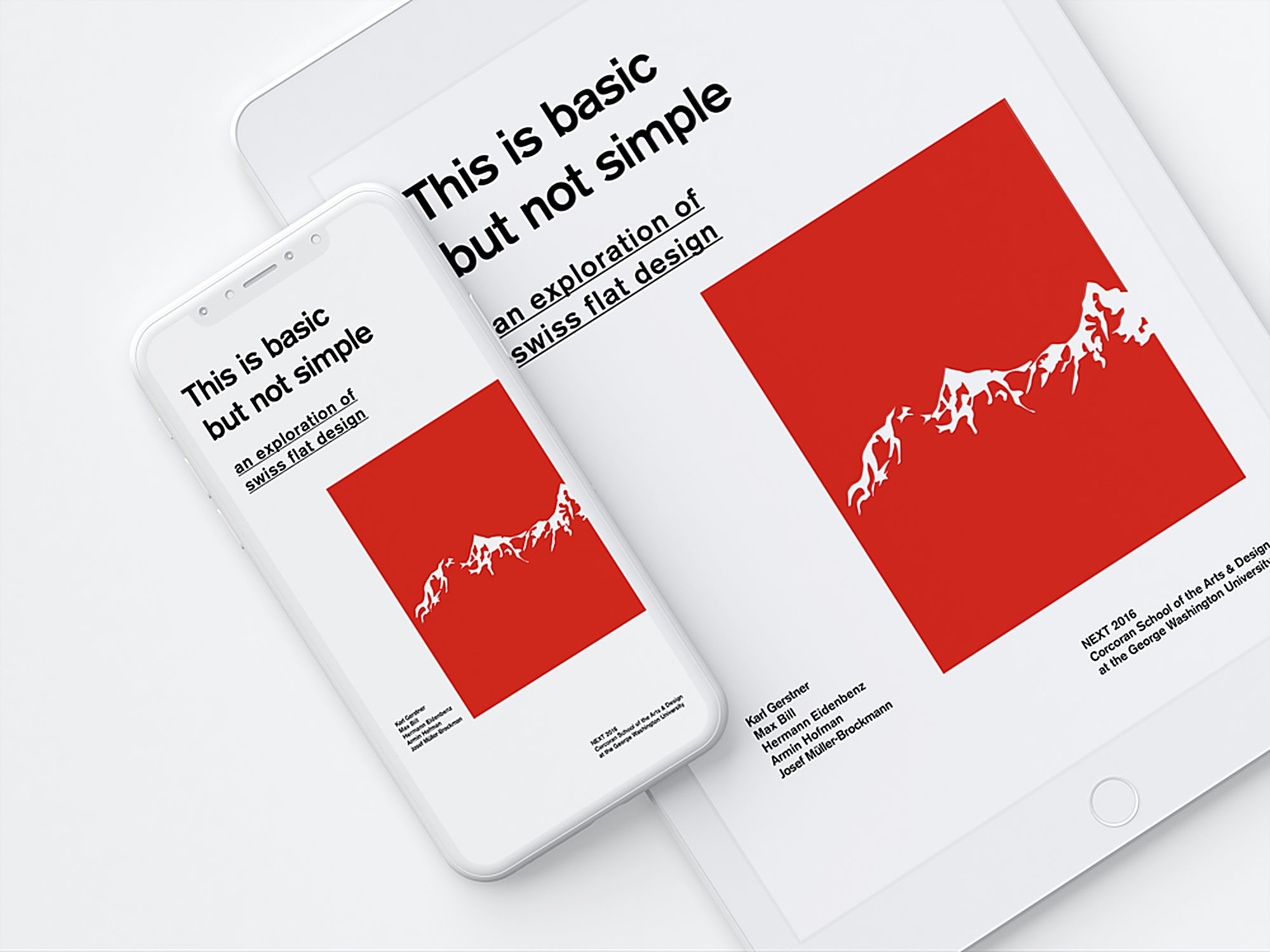 Swiss Flat Design